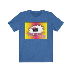 PDR LFE CERTIFIED FEMALE CAMERA WOMAN Jersey Short Sleeve Tee - PDR LFE Heather True Royal / S PDR LFE