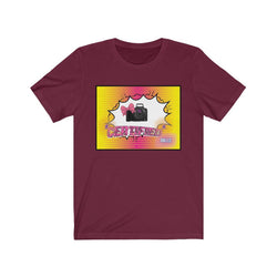 PDR LFE CERTIFIED FEMALE CAMERA WOMAN Jersey Short Sleeve Tee - PDR LFE Maroon / S PDR LFE