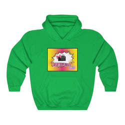PDR LFE CERTIFIED FEMALE CAMERA WOMAN Unisex Heavy Blend™ Hooded Sweatshirt - PDR LFE Irish Green / M PDR LFE