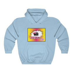 PDR LFE CERTIFIED FEMALE CAMERA WOMAN Unisex Heavy Blend™ Hooded Sweatshirt - PDR LFE Light Blue / S PDR LFE