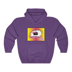 PDR LFE CERTIFIED FEMALE CAMERA WOMAN Unisex Heavy Blend™ Hooded Sweatshirt - PDR LFE Purple / S PDR LFE