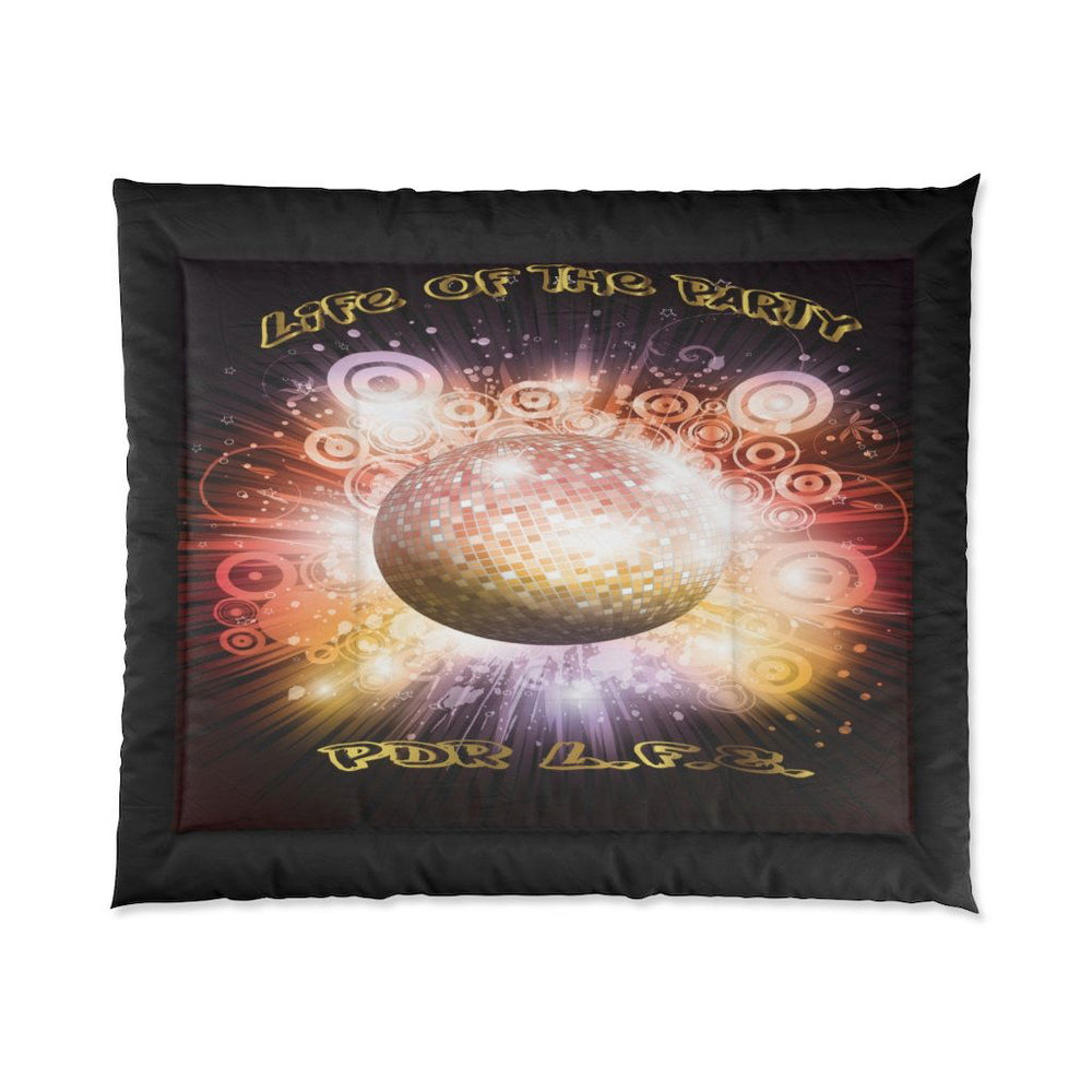 PDR LFE LIFE OF THE PARTY Hip Hop Comforter - PDR LFE 104" × 88" PDR LFE