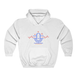 PDR LFE LOGO Hip Hop Unisex Heavy Blend™ Hooded Sweatshirt - PDR LFE White / S PDR LFE