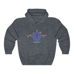 PDR LFE LOGO Hip Hop Unisex Heavy Blend™ Hooded Sweatshirt - PDR LFE Heather Navy / S PDR LFE