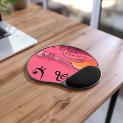 PDR LFE MIAMI NIGHTS Hip Hop Mouse Pad With Wrist Rest - PDR LFE Foot / 10.15" × 9.17" PDR LFE