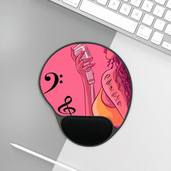 PDR LFE MIAMI NIGHTS Hip Hop Mouse Pad With Wrist Rest - PDR LFE Foot / 10.15" × 9.17" PDR LFE