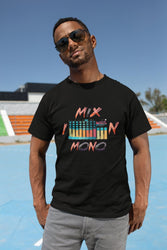 PDR LFE MIX IN MONO Hip Hop Unisex Jersey Short Sleeve Tee - PDR LFE White / S PDR LFE