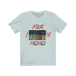 PDR LFE MIX IN MONO Hip Hop Unisex Jersey Short Sleeve Tee - PDR LFE Heather Ice Blue / S PDR LFE