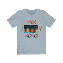 PDR LFE MIX IN MONO Hip Hop Unisex Jersey Short Sleeve Tee - PDR LFE Light Blue / S PDR LFE