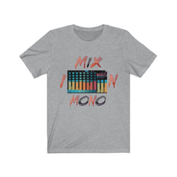 PDR LFE MIX IN MONO Hip Hop Unisex Jersey Short Sleeve Tee - PDR LFE Athletic Heather / S PDR LFE