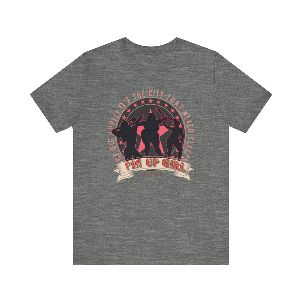 PYN UP FEMALE HIP HOP Short Sleeve Tee - PDR LFE Deep Heather / XS PDR LFE
