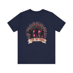 PYN UP FEMALE HIP HOP Short Sleeve Tee - PDR LFE Navy / XS PDR LFE