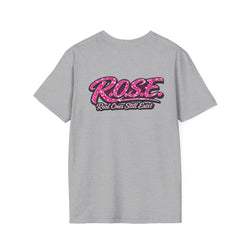 R.O.S.E. (REAL ONES STILL EXIST) BLUE FEMALE HIP HOP SHORT SLEEVE T-SHIRT