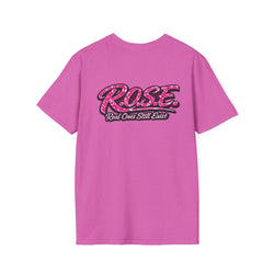 R.O.S.E. (REAL ONES STILL EXIST) BLUE FEMALE HIP HOP SHORT SLEEVE T-SHIRT
