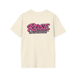 R.O.S.E. (REAL ONES STILL EXIST) BLUE FEMALE HIP HOP SHORT SLEEVE T-SHIRT