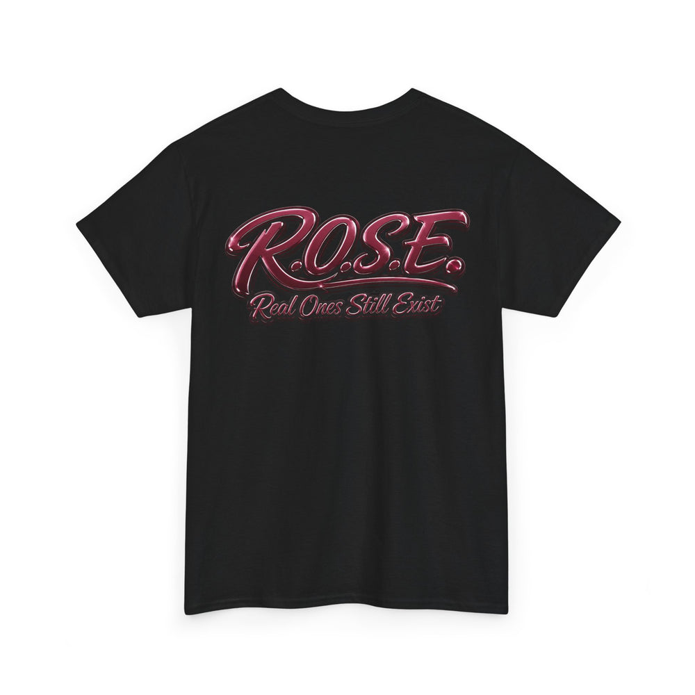 R.O.S.E. (REAL ONES STILL EXIST) MAROON GOON HIP HOP SHORT SLEEVE T-SHIRT
