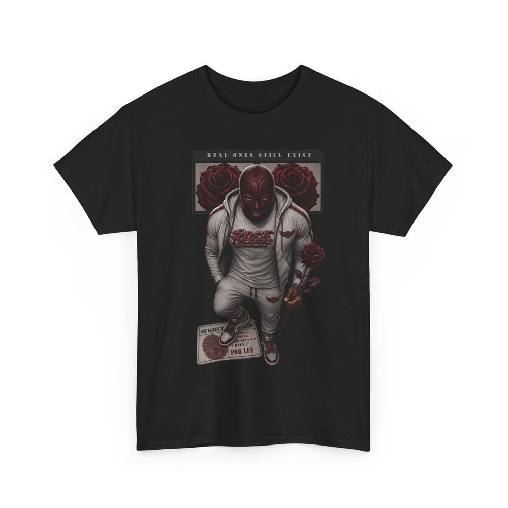 R.O.S.E. (REAL ONES STILL EXIST) MAROON GOON HIP HOP SHORT SLEEVE T-SHIRT