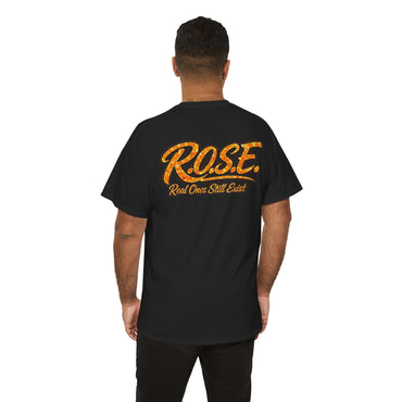 R.O.S.E. (REAL ONES STILL EXIST) ORANGE MALE  HIP HOP SHORT SLEEVE T-SHIRT