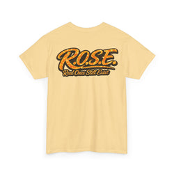 R.O.S.E. (REAL ONES STILL EXIST) ORANGE MALE  HIP HOP SHORT SLEEVE T-SHIRT