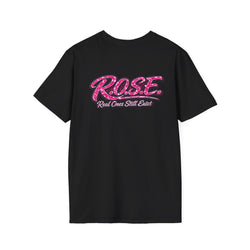 R.O.S.E. (REAL ONES STILL EXIST) PINK FEMALE HIP HOP SHORT SLEEVE T-SHIRT