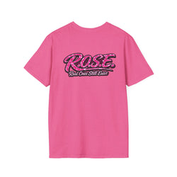 R.O.S.E. (REAL ONES STILL EXIST) PINK FEMALE HIP HOP SHORT SLEEVE T-SHIRT
