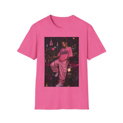 R.O.S.E. (REAL ONES STILL EXIST) PINK FEMALE HIP HOP SHORT SLEEVE T-SHIRT