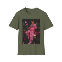 R.O.S.E. (REAL ONES STILL EXIST) PINK FEMALE HIP HOP SHORT SLEEVE T-SHIRT