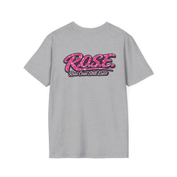 R.O.S.E. (REAL ONES STILL EXIST) PINK FEMALE HIP HOP SHORT SLEEVE T-SHIRT