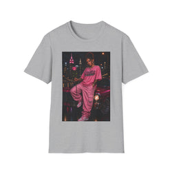 R.O.S.E. (REAL ONES STILL EXIST) PINK FEMALE HIP HOP SHORT SLEEVE T-SHIRT