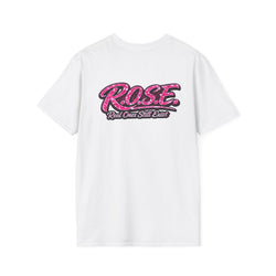 R.O.S.E. (REAL ONES STILL EXIST) PINK FEMALE HIP HOP SHORT SLEEVE T-SHIRT