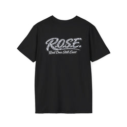 R.O.S.E. (REAL ONES STILL EXIST) SILVER FEMALE HIP HOP SHORT SLEEVE T-SHIRT