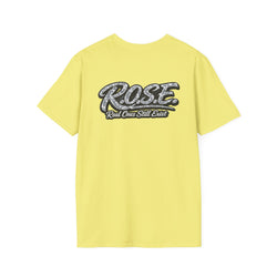 R.O.S.E. (REAL ONES STILL EXIST) SILVER FEMALE HIP HOP SHORT SLEEVE T-SHIRT