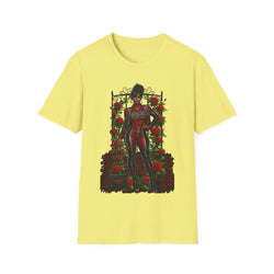 R.O.S.E. (REAL ONES STILL EXIST) SILVER FEMALE HIP HOP SHORT SLEEVE T-SHIRT