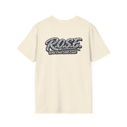R.O.S.E. (REAL ONES STILL EXIST) SILVER FEMALE HIP HOP SHORT SLEEVE T-SHIRT
