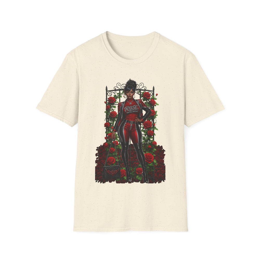 R.O.S.E. (REAL ONES STILL EXIST) SILVER FEMALE HIP HOP SHORT SLEEVE T-SHIRT