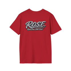R.O.S.E. (REAL ONES STILL EXIST) SILVER FEMALE HIP HOP SHORT SLEEVE T-SHIRT