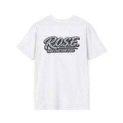 R.O.S.E. (REAL ONES STILL EXIST) SILVER FEMALE HIP HOP SHORT SLEEVE T-SHIRT