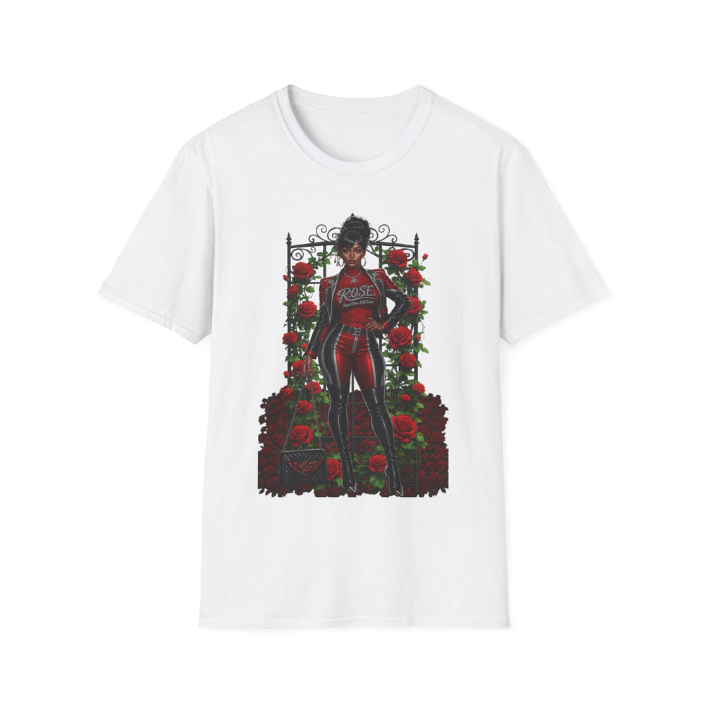 R.O.S.E. (REAL ONES STILL EXIST) SILVER FEMALE HIP HOP SHORT SLEEVE T-SHIRT
