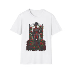R.O.S.E. (REAL ONES STILL EXIST) SILVER FEMALE HIP HOP SHORT SLEEVE T-SHIRT
