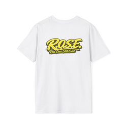 R.O.S.E. (REAL ONES STILL EXIST) YELLOW FEMALE HIP HOP SHORT SLEEVE T-SHIRT