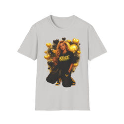 R.O.S.E. (REAL ONES STILL EXIST) YELLOW FEMALE HIP HOP SHORT SLEEVE T-SHIRT