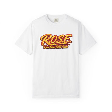 R.O.S.E.— "Real Ones Still Exist" SOLO RED Hip Hop Short Sleeve T-Shirt #1 Created by MRK.XVI Powered By PDR LFE.