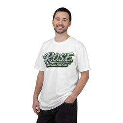 R.O.S.E.— "Real Ones Still Exist" Hip Hop Short Sleeve T-Shirt #2 SOLO GREEN Created by MRK.XVI Powered By PDR LFE.