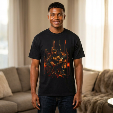 R.O.S.E.— "Real Ones Still Exist" Hip Hop Short Sleeve T-Shirt #3 Created by MRK.XVI Powered By PDR LFE.