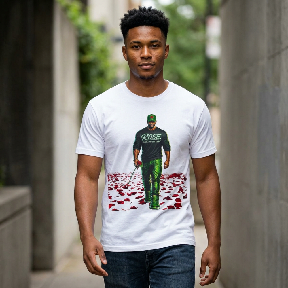 R.O.S.E.— "Real Ones Still Exist" Hip Hop Short Sleeve T-Shirt #5 Created by MRK.XVI Powered By PDR LFE.