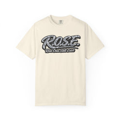 R.O.S.E.— "Real Ones Still Exist" Hip Hop Short Sleeve T-Shirt #5 SOLO SILVER Created by MRK.XVI Powered By PDR LFE.