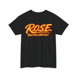 R.O.S.E. (REAL ONES STILL EXIST) RED MALE  HIP HOP SHORT SLEEVE T-SHIRT