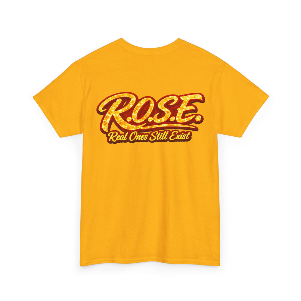 R.O.S.E. (REAL ONES STILL EXIST) RED MALE  HIP HOP SHORT SLEEVE T-SHIRT