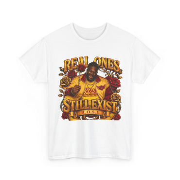 R.O.S.E. (REAL ONES STILL EXIST) RED MALE  HIP HOP SHORT SLEEVE T-SHIRT