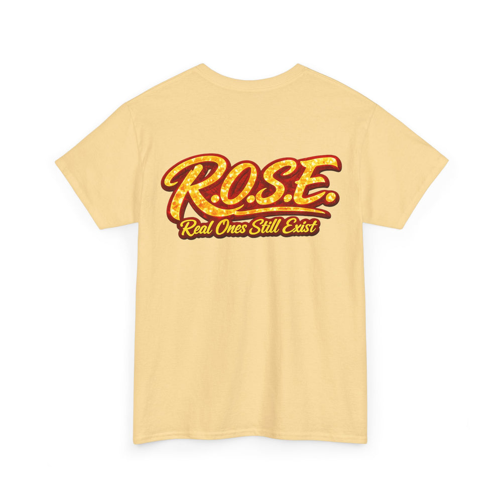 R.O.S.E. (REAL ONES STILL EXIST) RED MALE  HIP HOP SHORT SLEEVE T-SHIRT